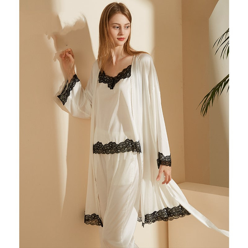 Suspender Trousers Lace Nightgown