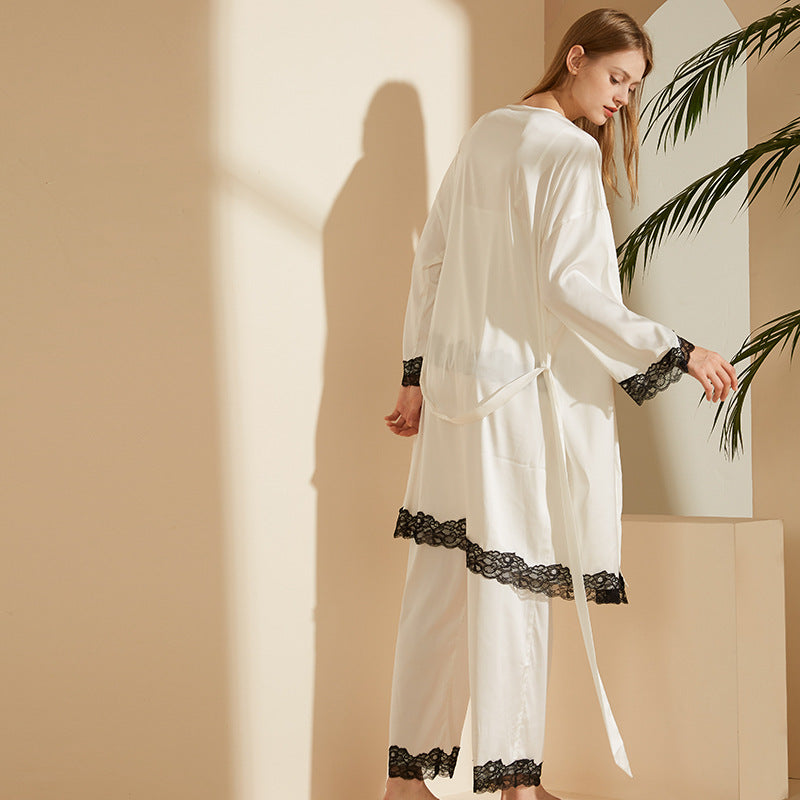 Suspender Trousers Lace Nightgown